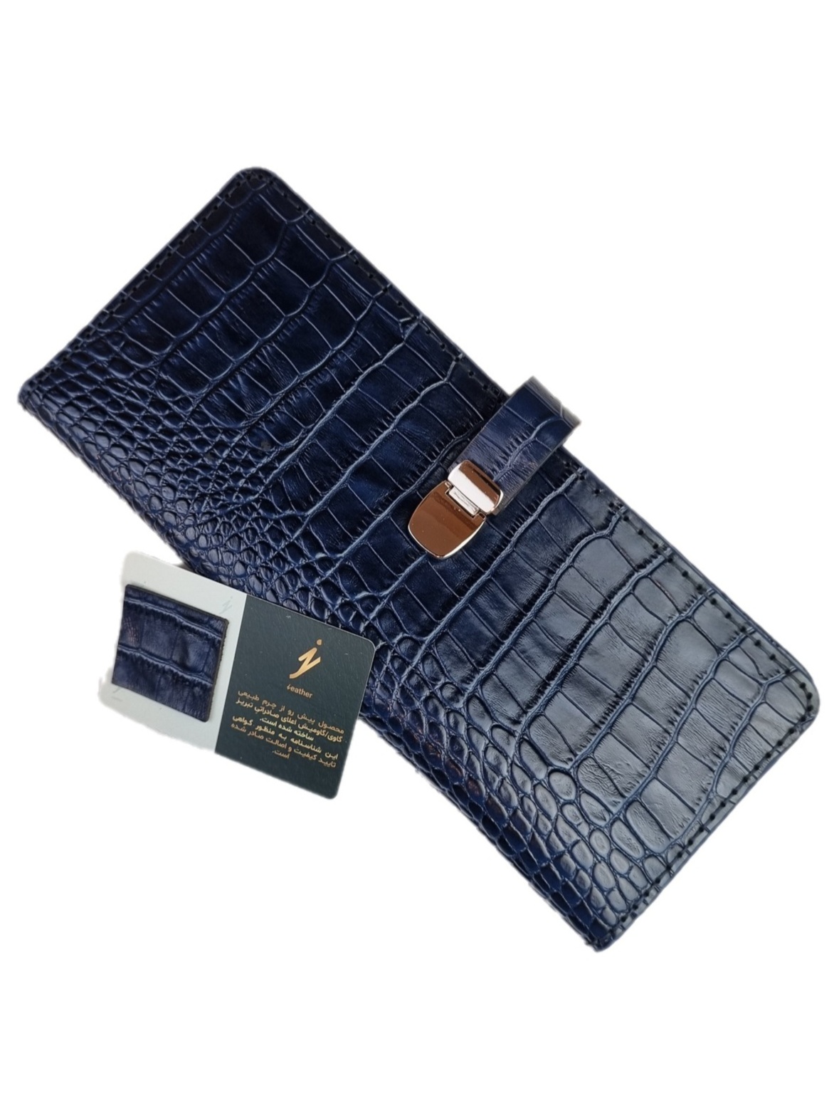کیف دسته چک/ چرم طبیعی گاوی اعلای تبریز/ دستدوز/ قفل مگنتی/مردانه/ زنانه/ جِی چرم تبریز/ مشکی/ قهوه ای